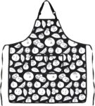 Asian Food Lover Gift Dumplings and Baos Apron With Pockets Chef Gift Chinese Culture Lover Gift Chinese Food Gift